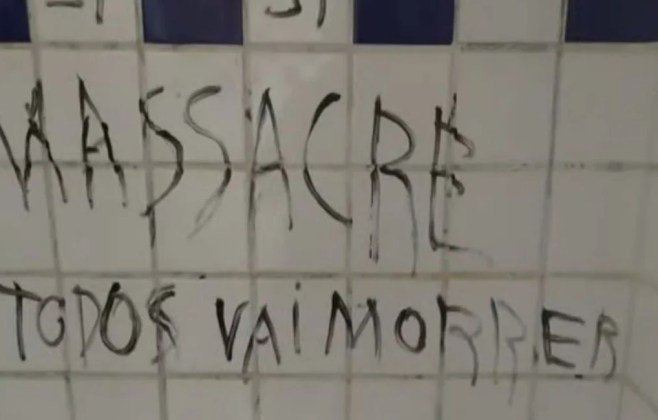 Suspeito de massacre em escola de Penedo é apreendido pela polícia Suspeito de massacre em escola de Penedo é apreendido pela polícia
