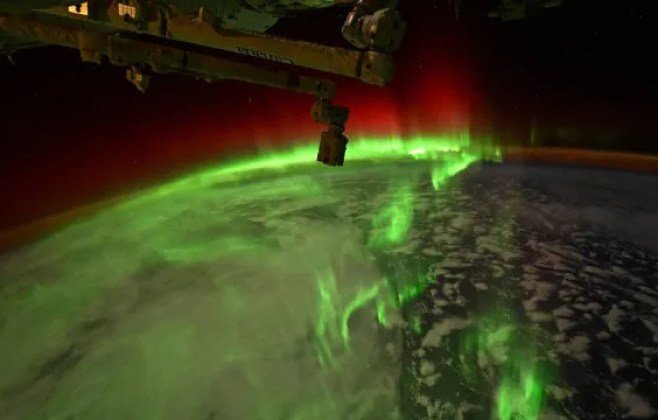 Astronauta registra aurora após susto na Estação Espacial