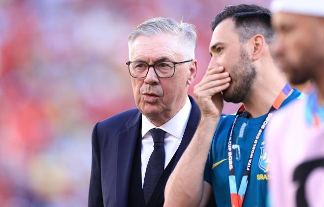 Ancelotti comenta empate do Brasil na estreia da Copa do Mundo