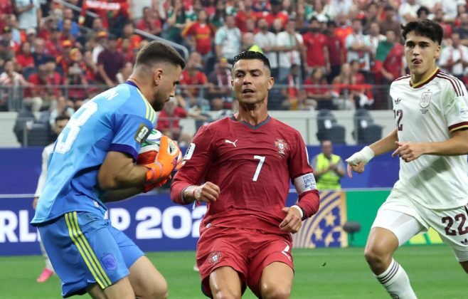 Espanha elimina Portugal nos acréscimos da Copa do Mundo 2026 Espanha elimina Portugal nos acréscimos da Copa do Mundo 2026