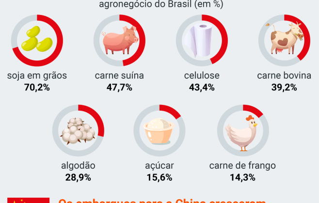 Tarifa da carne brasileira pode chegar a 67% com decisão chinesa