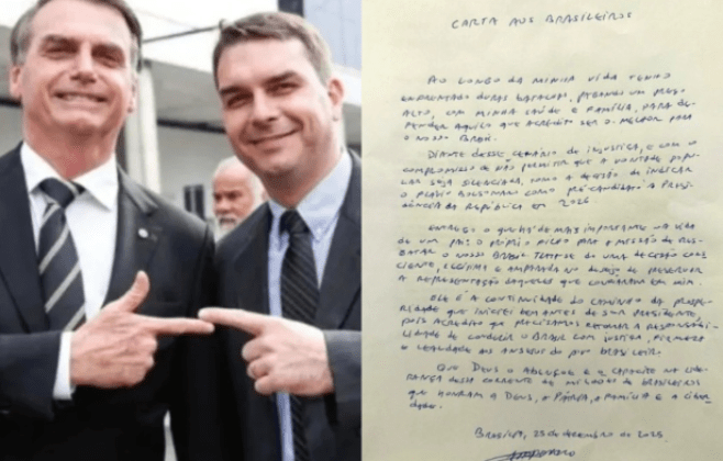 Bolsonaro apoia Flávio como pré-candidato à Presidência