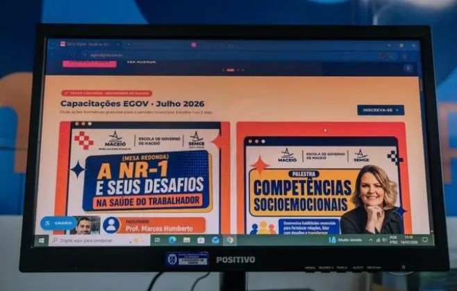 Maceió lança plataforma para cursos de capacitação de servidores