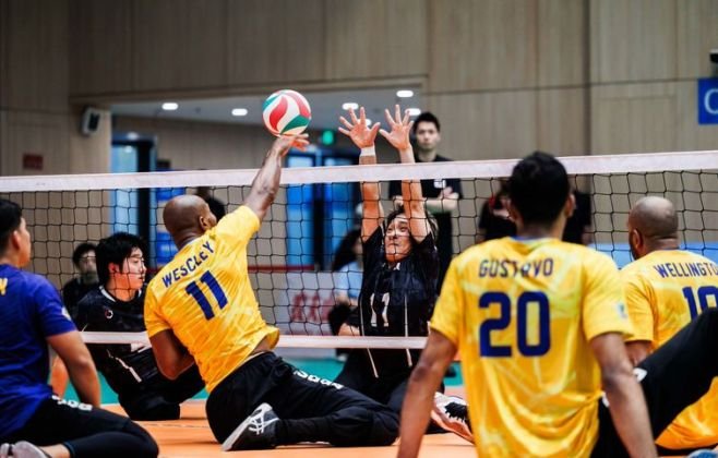 Brasil avança para as quartas do Mundial de vôlei sentado