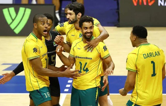 Brasil enfrenta França na Liga das Nações de Vôlei