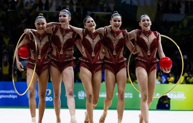 Brasil convoca equipe de ginástica rítmica para Mundial