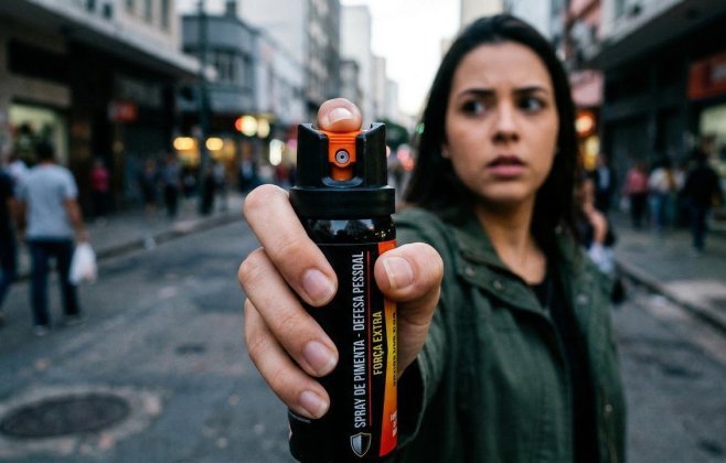 Spray de pimenta é paliativo para segurança feminina, diz promotora