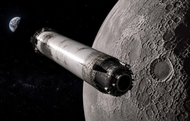 Foguete da SpaceX Colide com a Lua e Aumenta Lixo Espacial