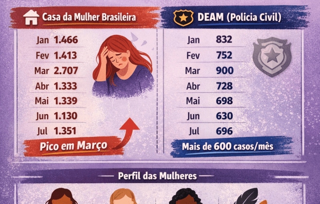 Mais de 783 mil atendimentos especializados à mulher em 2025