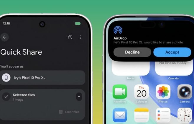 Quick Share do Android se torna mais semelhante ao AirDrop