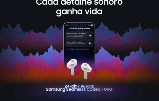 Galaxy Buds 4 Pro: fones de alto desempenho com 21% de desconto