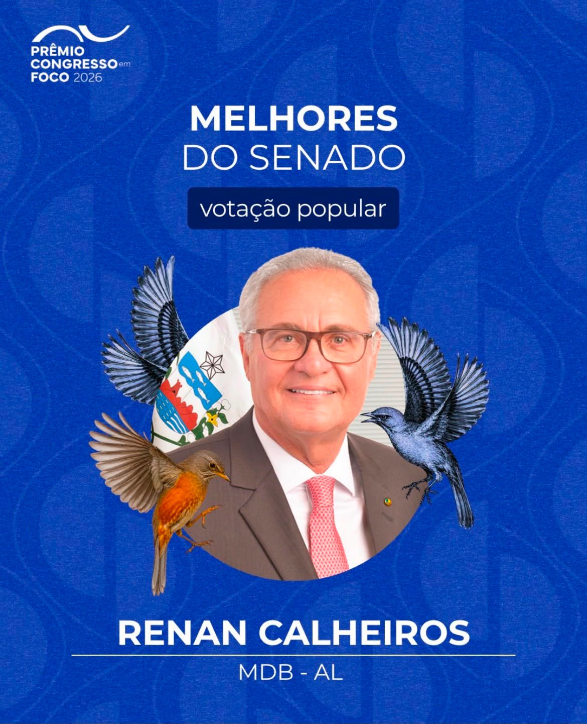 RECONHECIMENTO NO CONGRESSO — Renan Calheiros é homenageado pelo Prêmio Congresso em Foco em Brasília RECONHECIMENTO NO CONGRESSO — Renan Calheiros é homenageado pelo Prêmio Congresso em Foco em Brasília