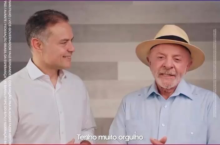 ALIANÇA FORTE – Lula entra em campo e declara apoio a Renan Filho para o Governo de Alagoas