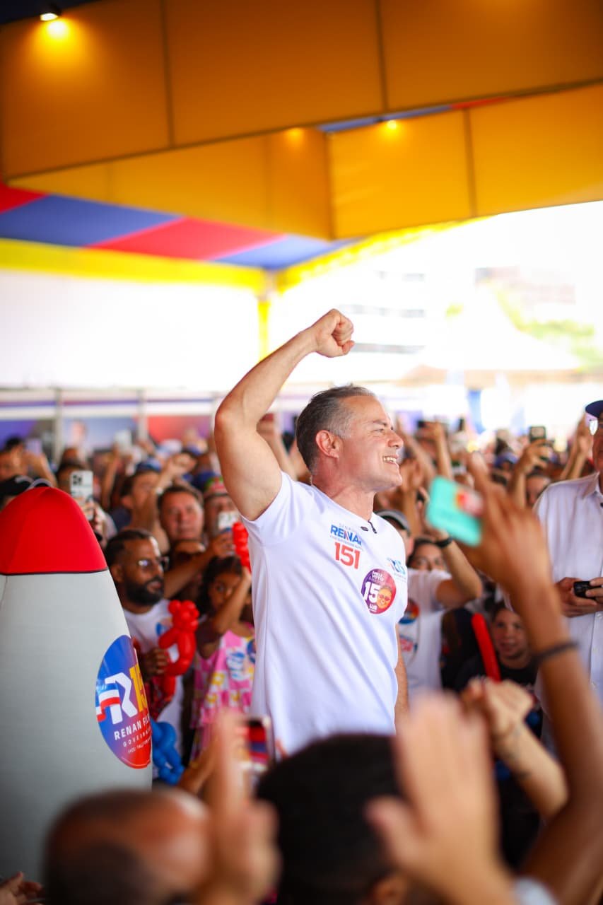 ELEIÇÕES 2026  – Renan Filho supera 50% dos votos válidos e venceria JHC no 1º turno, aponta pesquisa Falpe
