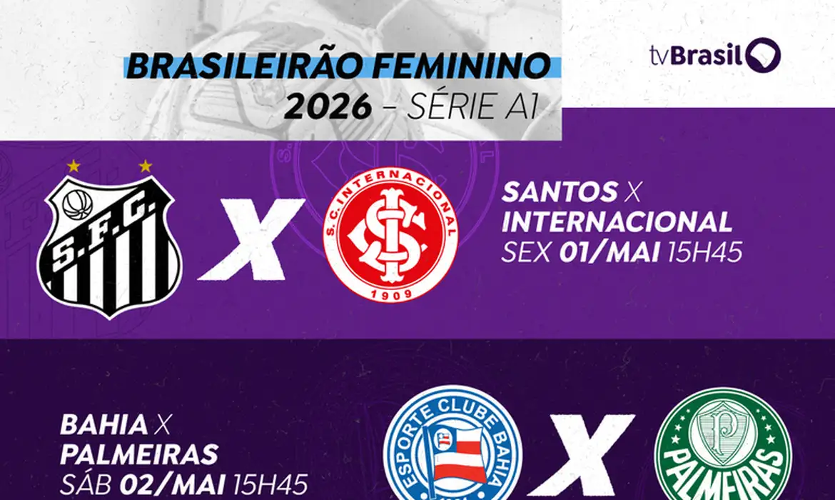 Jogos do Brasileirão Feminino serão exibidos na TV Brasil
