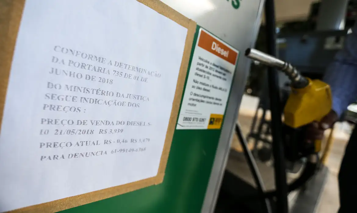 Queda no preço do diesel chega a 4,5% em cinco semanas