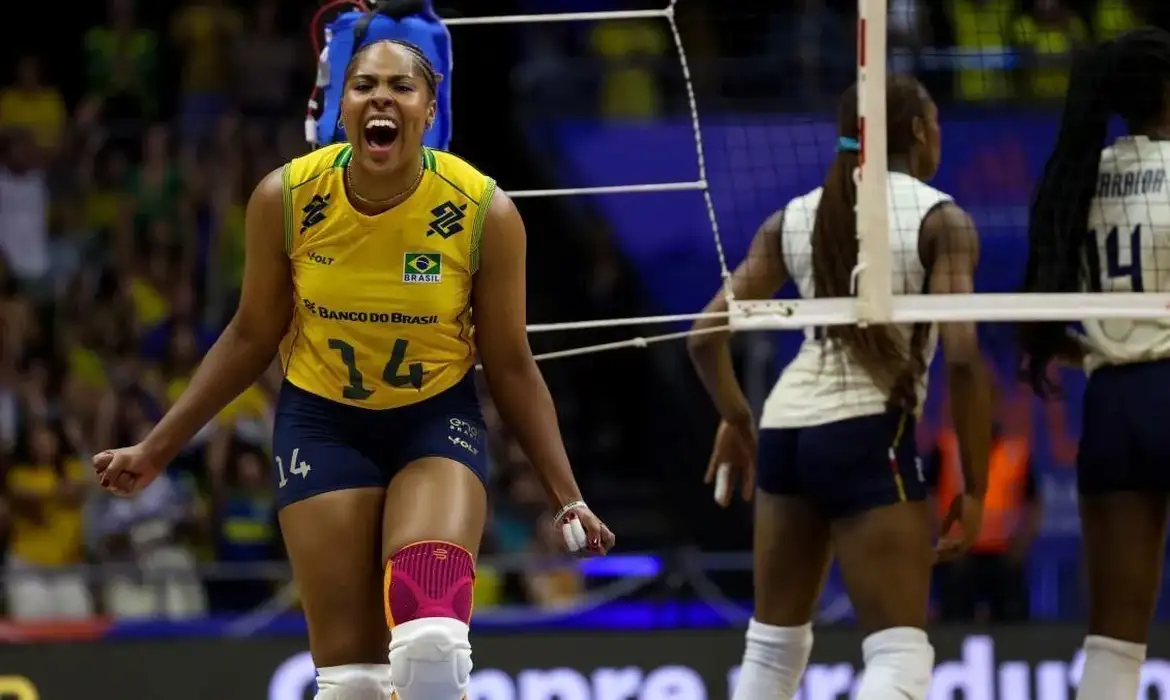 Brasil vence Itália por 3 sets a 2 na Liga das Nações