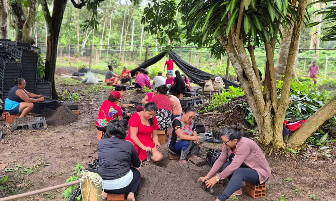 Mulheres amazônidas se mobilizam contra mudanças climáticas Mulheres amazônidas se mobilizam contra mudanças climáticas