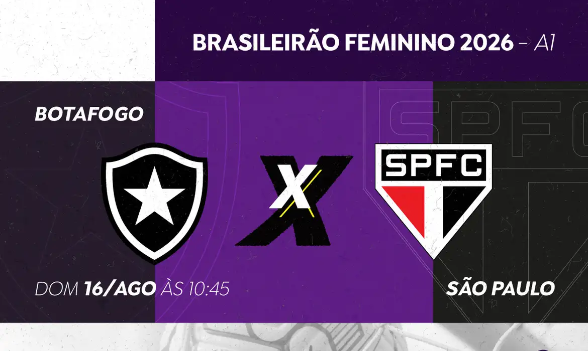 Transmissão de Botafogo x São Paulo marca rodada da Série A1
