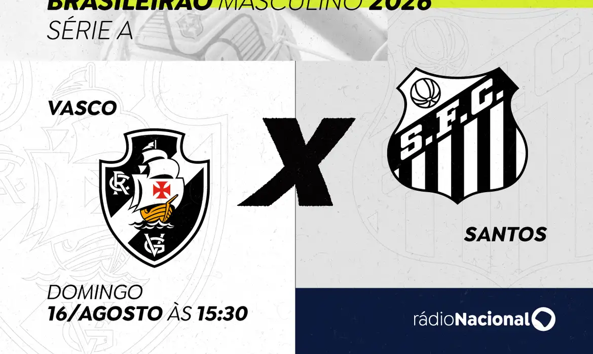 Rádio Nacional transmite partida decisiva entre Vasco e Santos